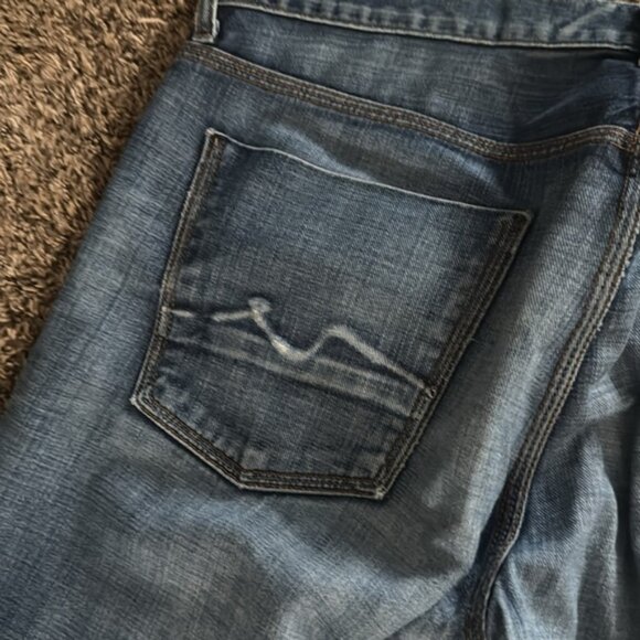 7 For All Mankind 38 x 32 Medium Wash Standard Jeans - Picture 11 of 13